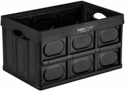 3-pack Instacrate Collapsible 12-gallon Storage Bin For Easy Storage (Black) -GENERIC Shop 41P2YcwdMKL. AC 1