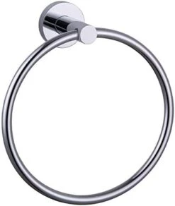 Matte Black Towel Ring, Stainless Steel Hand Towel Holder, Bathroom Towel Rack, Round Towel Hanger, Storage Hardware Wall Mounted -GENERIC Shop 41P9rCAfLZL. AC