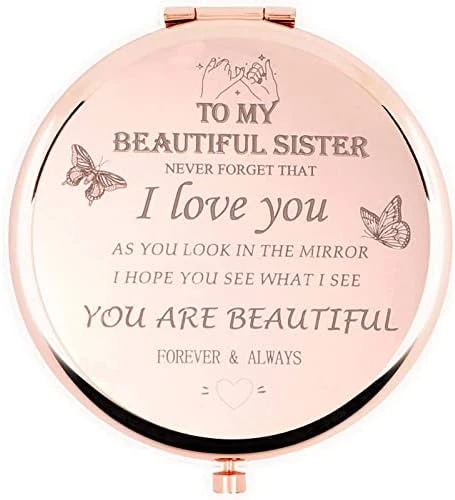 Birthday Gifts For Women-Compact Makeup Mirror,gifts For Women, Festival ,Valentine's Day,Christmas,Mother's Day, Graduation Party,the Gift For Mom,wife,sister,daughter,friend,classmate (Rose Gold) 11 Birthday Gifts For Women-Compact Makeup Mirror,gifts For Women, Festival ,Valentine's Day,Christmas,Mother's Day, Graduation Party,the Gift For Mom,wife,sister,daughter,friend,classmate (Rose Gold) - Image 11