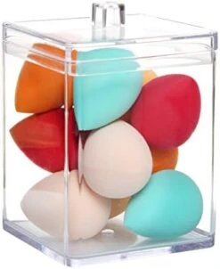 Youngever Clear Plastic Apothecary Jar, Square Shape (30 Ounce) -GENERIC Shop 41QAZvX1fAL. AC