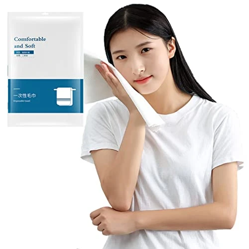 6 Packs Of Towels Disposable Soft Durable Cotton Towels, Disposable Portable Towels Travel Vacuum Packing, Family Bathroom Travel Business Camping (1 Pack = 2) Total 12 Disposable Towels 2 6 Packs Of Towels Disposable Soft Durable Cotton Towels, Disposable Portable Towels Travel Vacuum Packing, Family Bathroom Travel Business Camping (1 Pack = 2) Total 12 Disposable Towels - Image 2