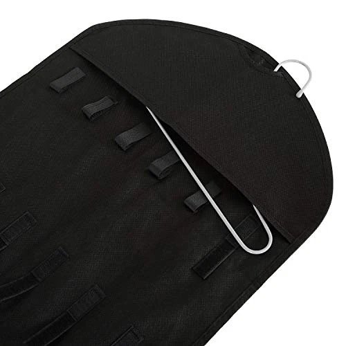 Foraineam 3 Pack Hanging Jewelry Organizer 32 Pockets 18 Hook And Loops Necklace Holder Earrings Bracelet Ring Display Storage Bag 4 Foraineam 3 Pack Hanging Jewelry Organizer 32 Pockets 18 Hook And Loops Necklace Holder Earrings Bracelet Ring Display Storage Bag - Image 4