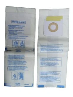 15 Panasonic U, U-3 & U-6 Upright Vacuum Cleaner Bags, MC-V145M, MC-115P, MC-V5000 Thru MC-V5099, MC-V7300 Thru MC-V7399, MC-V6200 Thru MC-V6299