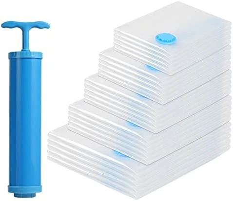 Vacuum Storage Bags With Electric Air Pump, 8 Pack Space Saver Bags (4 Jumbo/4 Large) Compression Storage Bags For Comforters And Blankets, Vacuum Sealer Bags For Clothes Storage, Silent Electric Pump 12 Vacuum Storage Bags With Electric Air Pump, 8 Pack Space Saver Bags (4 Jumbo/4 Large) Compression Storage Bags For Comforters And Blankets, Vacuum Sealer Bags For Clothes Storage, Silent Electric Pump - Image 12