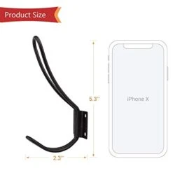 YIHATA Coat Hooks Wall Hooks, Heavy Duty Wall Mounted Black Coat Hooks With Double Prong Hooks, Hanging Hooks For Mudroom Hooks, Backpack Hooks, Hat Hook (14 Pack-A) -GENERIC Shop 41TB1sGwgfL