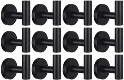 Homagic Towel Hooks Bathroom Hook Wall Towel Hooks 6 Pack Matte Black Coat Hooks, Heavy Duty Robe Hook Holder For Bathroom Kitchen Garage Home Hotel Office Cabinet(Black) -GENERIC Shop 41TBIhbJnfL. AC