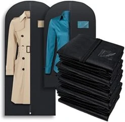 Plixio 40" Black Garment Bags Suit Bag For Travel & Clothing Storage Of Dresses, Shirts, Fur Coats, Jackets & Dance Costumes - Hanging Suit Cover For Men & Women Closet Storage Garment Protector 15 Plixio 40" Black Garment Bags Suit Bag For Travel & Clothing Storage Of Dresses, Shirts, Fur Coats, Jackets & Dance Costumes - Hanging Suit Cover For Men & Women Closet Storage Garment Protector -GENERIC Shop 41TJYg767EL. AC