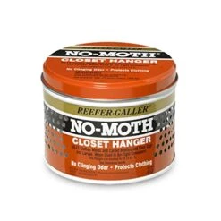 Reefer-Galler NO MOTH Closet Hanger, Kills Clothes Moths, Carpet Beetles, Eggs & Larvae, 3 Pack