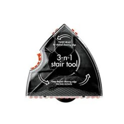 Bissell 3-in-1 Stair And Upholstery Tool | For Use Upright And Portable Carpet Cleaners | 2369, One Size, Black