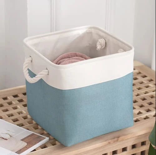 IFragood Fabric Storage Bins Cube Storage Baskets Organizer Bin 12 X 12 For Clothes Toys Towel, Collapsible Storage Baskets With Handles For Shelves, Closet, Books 4-Pack 2 IFragood Fabric Storage Bins Cube Storage Baskets Organizer Bin 12 X 12 For Clothes Toys Towel, Collapsible Storage Baskets With Handles For Shelves, Closet, Books 4-Pack - Image 2