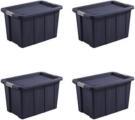 Sterilite 18 Gal. Latching Tuff1 Totes, 18 Gallon, Dark Indigo, 6 Count 9 Sterilite 18 Gal. Latching Tuff1 Totes, 18 Gallon, Dark Indigo, 6 Count - Image 9