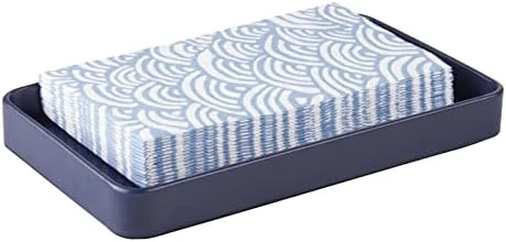 MDesign Modern Decorative Metal Guest Hand Towel Tray Holder Organizer For Disposable Paper Napkins, Jewelry, Makeup - Bathroom Vanity Sink Counter Organization - Unity Collection - Soft Brass 10 MDesign Modern Decorative Metal Guest Hand Towel Tray Holder Organizer For Disposable Paper Napkins, Jewelry, Makeup - Bathroom Vanity Sink Counter Organization - Unity Collection - Soft Brass - Image 10