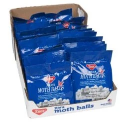 ENOZ Para Moth Balls, 4 OZ Package, Case Of 24 Boxes, (Total 96 Ounces)