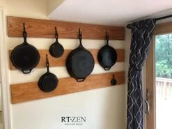 RTZEN Wall Mount J Hook - Wrought Iron Decorative Wall Hooks For Hanging Things - Handcrafted Classic Wall Mounted Black Coat Hooks - Farmhouse Towel Hooks Robe Hooks Or Hat Hooks - 3 Pack -GENERIC Shop 41VPGpKn8NL