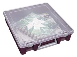 AB Designs 6955ABDP Super Satchel 1-Compartment Open Core, Stackable Home Storage Organization Container, Plum -GENERIC Shop 41W4mOjOwjL