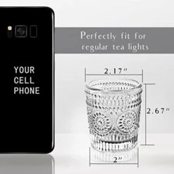 WDHODEC Clear Tealight Candle Holders Set Of 24, Fall Votive Candle Holders, Vintage Tea Lights For Birthday Party, Wedding Halloween Decoration 14 WDHODEC Clear Tealight Candle Holders Set Of 24, Fall Votive Candle Holders, Vintage Tea Lights For Birthday Party, Wedding Halloween Decoration -GENERIC Shop 41WvsY09HSL