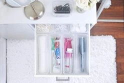 AB Designs Mixed Bin Pack, [4] Long & [4] Small Home Organizer Storage Boxes With Lids, Clear -GENERIC Shop 41XNFaPwN6L