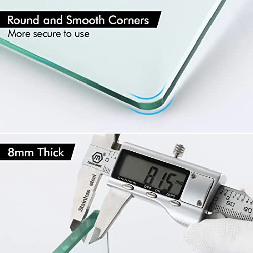 16-Inch Glass Shelves For Bathroom, Bathroom Shelf Tempered Glass 2 Pack Wall Mount SUS 304 Stainless Steel Brushed Finish, A2022S41-2-C1 3 16-Inch Glass Shelves For Bathroom, Bathroom Shelf Tempered Glass 2 Pack Wall Mount SUS 304 Stainless Steel Brushed Finish, A2022S41-2-C1 - Image 3