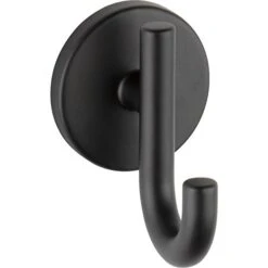 Delta Faucet 75935-BL Trinsic Robe Hook, Matte Black