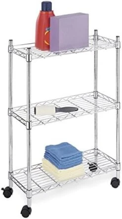 Whitmor Supreme Laundry Cart And Versatile Storage Solution - Chrome -GENERIC Shop 41YFvrWUiSL. AC