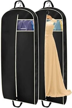 MISSLO 43" Gusseted Suit Bags For Men Travel Hanging Garment Bags Heavy Duty Suit Cover For Women Kids Clothes Shirts Short Dresses Coats, 2 Pack -GENERIC Shop 41ZYt5s9sML. AC