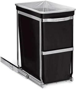 Simplehuman 35 Liter / 9.3 Gallon Dual Compartment Under Counter Kitchen Cabinet Pull-Out Recycling Bin And Trash Can 12 Simplehuman 35 Liter / 9.3 Gallon Dual Compartment Under Counter Kitchen Cabinet Pull-Out Recycling Bin And Trash Can -GENERIC Shop 41auPlOenLL. AC