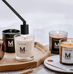 Jiozermi 4 In 1 Candle Accessory Set - Candle Wick Trimmer, Candle Wick Dipper, Candle Wick Snuffer & Storage Tray Plate, Candle Care Kit Gift For Candle & Aromatherapy Lovers - Black -GENERIC Shop 41bDsJjHD5L