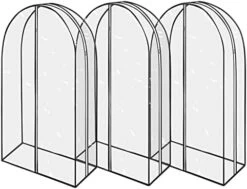Wutrye 40" Full Clear Garment Bags For Hanging Clothes With 6" Gusset 2 Zippers Transparent Suit Bags Protector Cover For Travel Moving Closet Storage Moth Proof Sweater Jacket Coat Shirts 3 Packs 25 Wutrye 40" Full Clear Garment Bags For Hanging Clothes With 6" Gusset 2 Zippers Transparent Suit Bags Protector Cover For Travel Moving Closet Storage Moth Proof Sweater Jacket Coat Shirts 3 Packs -GENERIC Shop 41bm0y4pP2L. AC