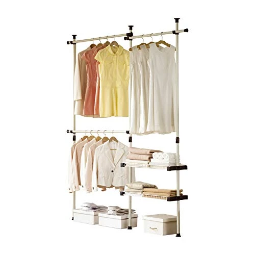 PRINCE HANGER, Double 2 Tier Hanger & Shelves, Clothing Rack, Closet Organizer, Clothes Rack, Closet System, Bedroom Garment Rack, Heavy Duty, PHUS-0053, Made In Korea 1 PRINCE HANGER, Double 2 Tier Hanger & Shelves, Clothing Rack, Closet Organizer, Clothes Rack, Closet System, Bedroom Garment Rack, Heavy Duty, PHUS-0053, Made In Korea
