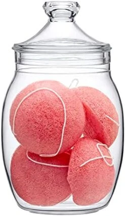 Amazing Abby - Kathy - Acrylic Bathroom Canister (40 Oz), Plastic Apothecary Jar For Vanity, BPA-Free And Shatter-Proof, Great For Bath Sponges, Shower Balls, Loofah Pads, And More 12 Amazing Abby - Kathy - Acrylic Bathroom Canister (40 Oz), Plastic Apothecary Jar For Vanity, BPA-Free And Shatter-Proof, Great For Bath Sponges, Shower Balls, Loofah Pads, And More -GENERIC Shop 41cPMn NRlS. AC