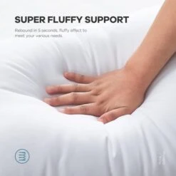 Acanva Throw Pillow Inserts, Euro Sham Form Stuffer With Premium Polyester Micro Fiber, Decorative For Bed, Couch And Sofa, White, 4 Count, (Pack Of 1) 17 Acanva Throw Pillow Inserts, Euro Sham Form Stuffer With Premium Polyester Micro Fiber, Decorative For Bed, Couch And Sofa, White, 4 Count, (Pack Of 1) -GENERIC Shop 41ciIX4NS3L