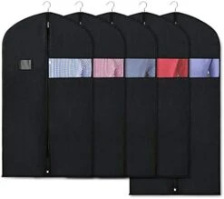 Zilink Garment Bag Suit Bags For Storage And Travel 43"/50" Suit Cover For Closet With ID Card Holder For Suit T-Shirt Coat Jacket Dresses (Set Of 5) 15 Zilink Garment Bag Suit Bags For Storage And Travel 43"/50" Suit Cover For Closet With ID Card Holder For Suit T-Shirt Coat Jacket Dresses (Set Of 5) -GENERIC Shop 41eX OER5pL. AC