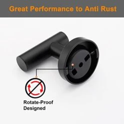 Nolimas Towel Coat Hook Matte Black SUS304 Stainless Steel Bathroom Clothes Cabinet Closet Sponges Robe Hook Wall Mounted Round Kitchen Heavy Duty Door Hanger 2 Packs -GENERIC Shop 41fDkHRaR2L