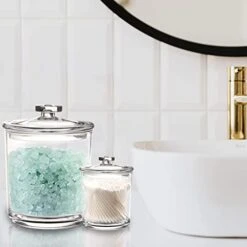 Youngever Clear Plastic Apothecary Jars (1 Set 60 Ounce And 1 Set 15 Ounce) 11 Youngever Clear Plastic Apothecary Jars (1 Set 60 Ounce And 1 Set 15 Ounce) -GENERIC Shop 41fEQlG9GQL