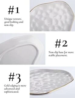 AISBUGUR Jewelry Dish Tray Set Of 2 Large Capacity Trinket Dish For More Jewelry Ring Dish With Beautiful Package And Greeting Card Perfect For Birthday Gifts For Women -GENERIC Shop 41gqq5CkXGL