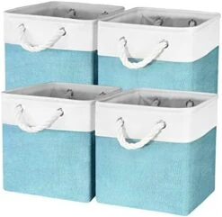 IFragood Fabric Storage Bins Cube Storage Baskets Organizer Bin 12 X 12 For Clothes Toys Towel, Collapsible Storage Baskets With Handles For Shelves, Closet, Books 4-Pack 21 IFragood Fabric Storage Bins Cube Storage Baskets Organizer Bin 12 X 12 For Clothes Toys Towel, Collapsible Storage Baskets With Handles For Shelves, Closet, Books 4-Pack -GENERIC Shop 41gsZ0EKiqL. AC