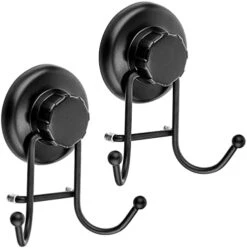 HASKO Accessories - Powerful Vacuum Suction Cup Hooks - Organizer For Towel, Bathrobe And Loofah - Strong Stainless Steel Towel Hooks For Bathroom & Kitchen, Towel Hanger Storage (2 Pack) -GENERIC Shop 41hODnjGRzL. AC