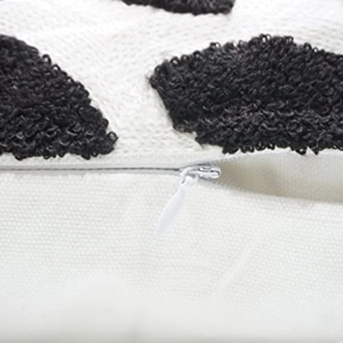 Ficakst Boho Throw Pillow Covers Textured 18x18 Inch Modern Absract Decorative Orange Yellow Black Dahlia Flower Cotton Soft Tufted Pillowcases For Home Outdoor Bedroom Living Room Couch Sofa Bed 1PC 7 Ficakst Boho Throw Pillow Covers Textured 18x18 Inch Modern Absract Decorative Orange Yellow Black Dahlia Flower Cotton Soft Tufted Pillowcases For Home Outdoor Bedroom Living Room Couch Sofa Bed 1PC - Image 7