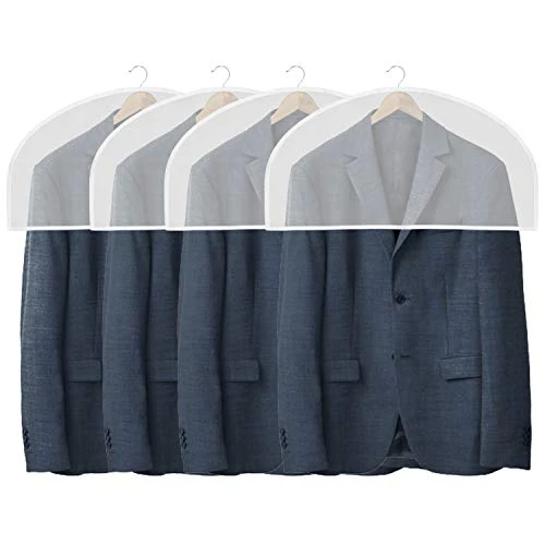 Foraineam 20 Pack Shoulder Covers Clothes Suit Protectors Breathable Garment Dust Covers For Suit, Coats, Jackets, Dress Closet Storage 5 Foraineam 20 Pack Shoulder Covers Clothes Suit Protectors Breathable Garment Dust Covers For Suit, Coats, Jackets, Dress Closet Storage - Image 5