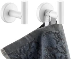 JQK Black Bathroom Towel Hook, Coat Robe Clothes Hook For Bathroom Kitchen Garage Wall Mounted (2 Pack), 304 Stainless Steel Matte Black, TH100-PB-P2 -GENERIC Shop 41jJzJCBOZL. AC