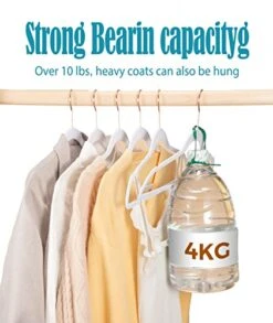 Smartor White Velvet Hangers 50 Pack Felt Hangers Non Slip Rose Gold Hook Flocked Hangers Heavy Duty Adult Hanger For Coat, Suit -GENERIC Shop 41jS4v3yaeL