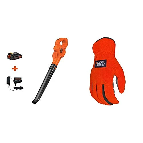 Black & Decker BLACK+DECKER 20V MAX Sweeper With Easy-Fit All Purpose Glove (LSW221 & BD505L) 1 Black & Decker BLACK+DECKER 20V MAX Sweeper With Easy-Fit All Purpose Glove (LSW221 & BD505L)