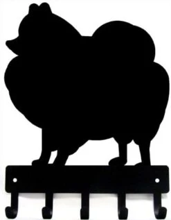 The Metal Peddler Pomeranian Dog - Key Holder For Wall - Small 6 Inch Wide - Made In USA; Gift For Dog Lovers -GENERIC Shop 41kGJ4TLN1L. AC