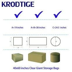 10 Pack 40x60 Inches 2Mil Extra Large Clear Plastic Storage Bags, Clear Giant Jumbo Poly Storage Bags Perfect For Moving Protection And Long Term Storage Multipurpose Large Items, As Suitcase, Chair, Kids Bike, And More,Dustproof Moistureproof Reusable(10 Bags +10 Ties) -GENERIC Shop 41kd4bqvUCL