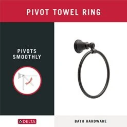 Elta Faucet 73246-RB Woodhurst Wall Mounted Towel Ring In SpotShield Venetian Bronze -GENERIC Shop 41lqIM5pdhL