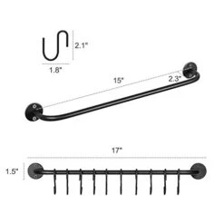 Mkono Hat Rack For Wall Baseball Cap Organizer Hanger With 20 Hooks Modern Metal Hat Holder Wall-Mounted Caps Display For Closet Door Bedroom Entryroom Laundry, Set Of 2,Black -GENERIC Shop 41ly6YuRJkL