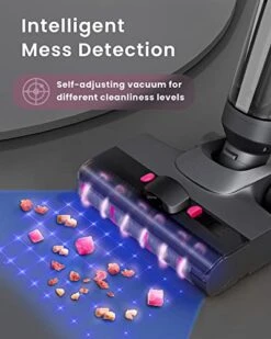 Schenley Wet Dry Vacuum Cleaner - Cordless Vacuum And Mop One-Step Cleaning For Hard Floors With Self-Cleaning And Air Dry, Smart Mess Detection, Enhanced Edge Cleaning, On-Demand Sprayer -GENERIC Shop 41m1G57q8WL