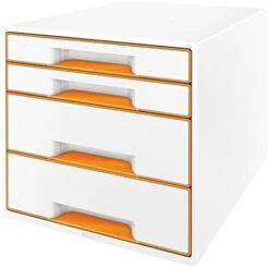 Leitz 52142036 A4"Wow" Cube 5 Drawers Filling Unit - White/Blue -GENERIC Shop 41mgDx38jlL. AC 1