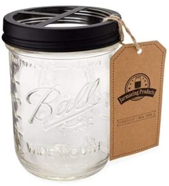 Mason Jar Toothbrush Holder – Black – With 16 Ounce Ball Mason Jar – Made From Rust-Proof Stainless Steel 9 Mason Jar Toothbrush Holder – Black – With 16 Ounce Ball Mason Jar – Made From Rust-Proof Stainless Steel -GENERIC Shop 41n4nW7MqqL