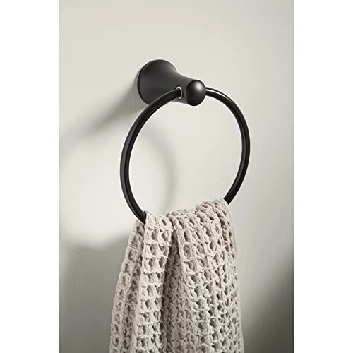 K-21955-BL Kohler K-21955 Tempered 6-7/8" Wall Mounted Towel Ring 7 K-21955-BL Kohler K-21955 Tempered 6-7/8" Wall Mounted Towel Ring - Image 7